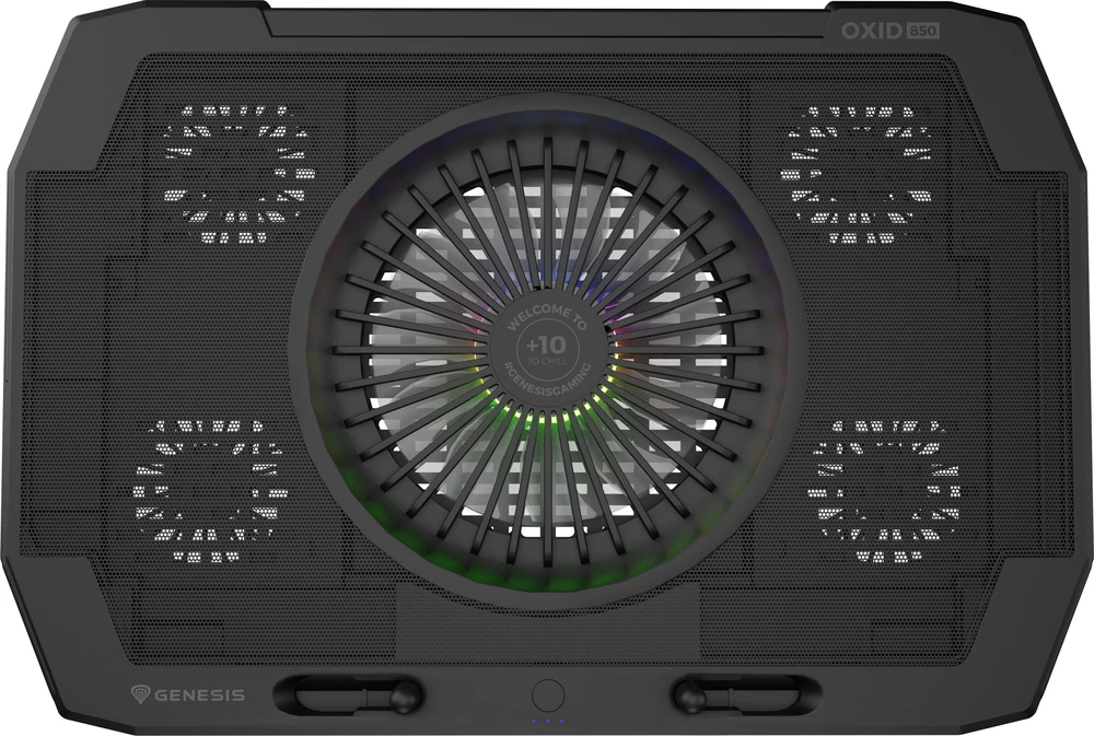 Genesis | Nešiojamas kompiuteris Cooling Pad | OXID 850 | Juodas