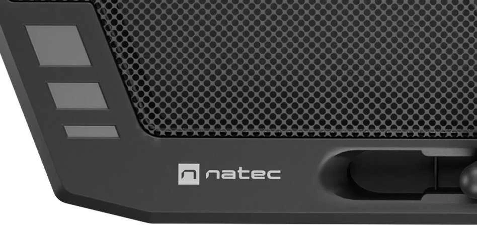 Natec | Nešiojamas kompiuteris Cooling Pad | ORIOLE | 270 x 400 x 25 mm | 740 g | Juodas