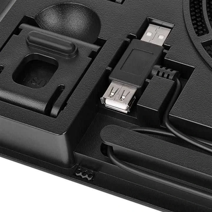 Thermaltake Massive A23 nešiojamojo kompiuterio aušinimo padas 40,6 cm (16") Juodas