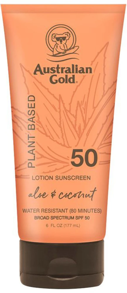 Australian Gold Plant Based apsaugos nuo saulės losjonas SPF50, 177ml