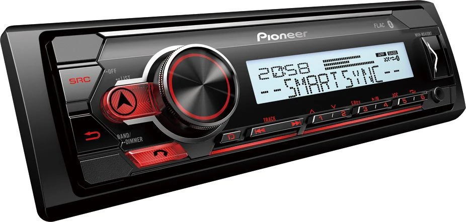 Automagnetola Pioneer imtuvas MVH-MS410BT