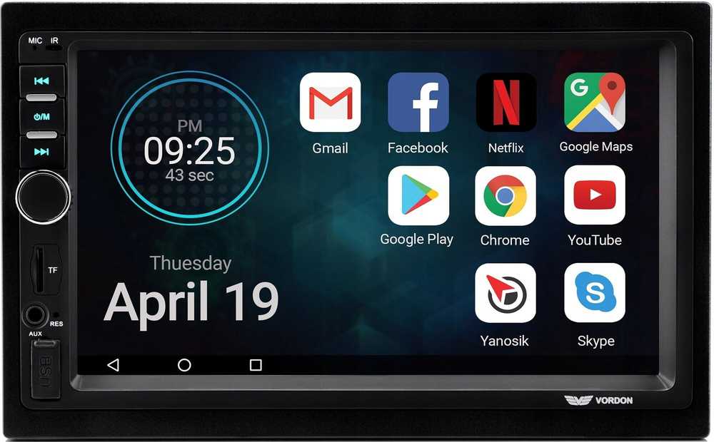 Automagnetola Automobilinis radijas Vordon AC-8270