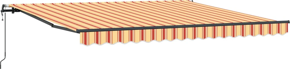 Ištraukiama markizė Geltona ir Oranžinė 400 × 300 cm