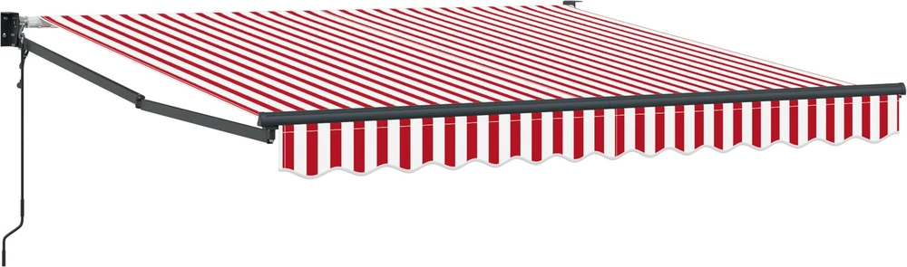 Ištraukiama markizė Raudona ir balta 350 x 250 cm