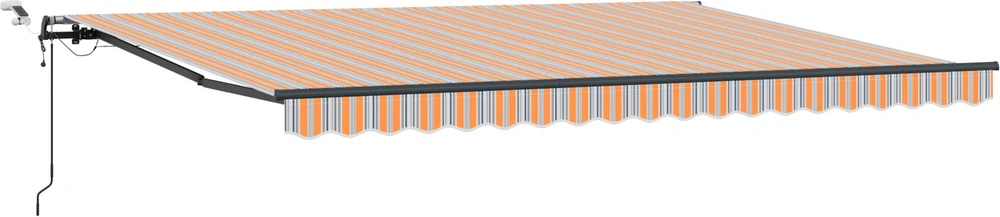 Ištraukiama markizė Įvairiaspalvis 450 × 300 cm Poliesteris