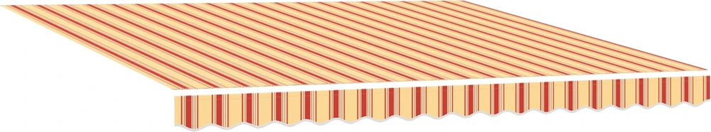 Ištraukiama markizė Geltona ir Oranžinė 400 × 300 cm