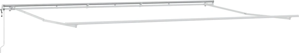 Ištraukiama markizė oranžinė ir ruda 600 × 300 cm