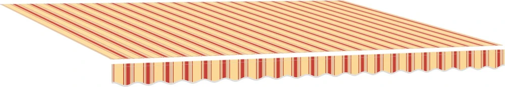 Ištraukiama markizė Geltona ir Oranžinė 450 × 300 cm