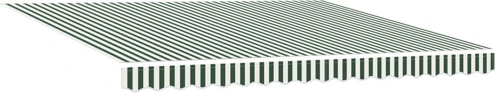 Ištraukiama markizė Žalia ir balta 400 × 300 cm