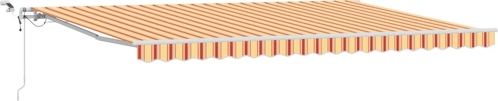 Ištraukiama markizė Geltona ir Oranžinė 500 × 300 cm