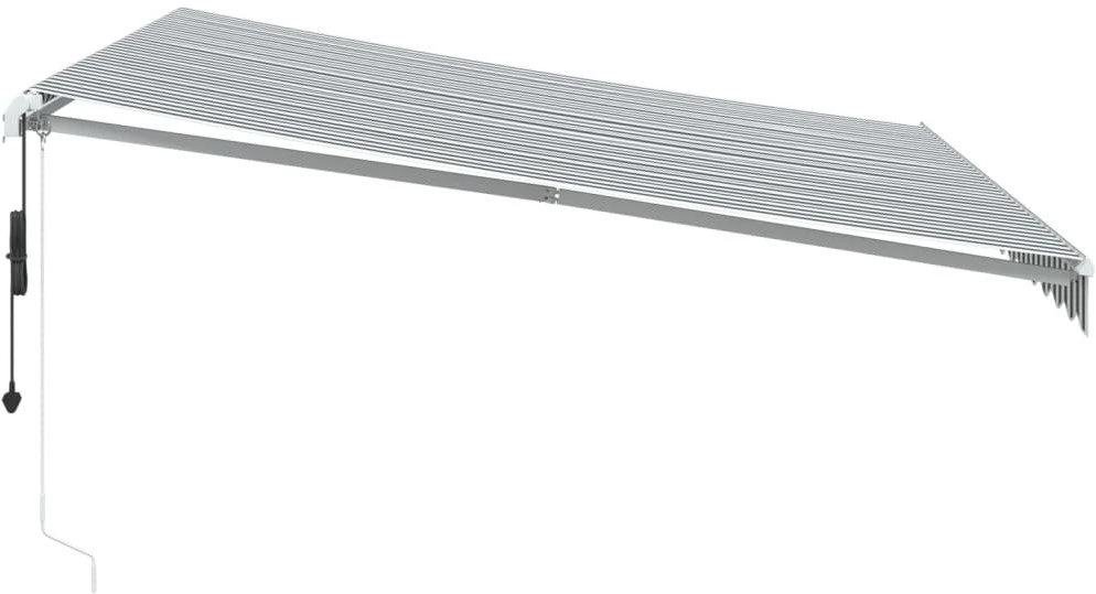 Automatinė ištraukiama markizė, antracito ir balta, 400x350cm