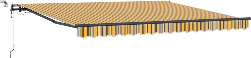 Ištraukiama markizė Įvairiaspalvis 400 × 350 cm Poliesteris