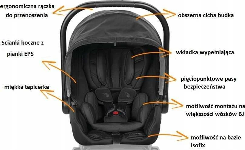 Baby Jogger City Go I-Size Juodas
