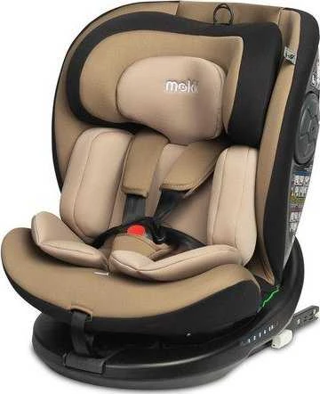 Caretero Automobilinė kėdutė MOKKI I-SIZE, 40-150cm, rusvai gelsvas