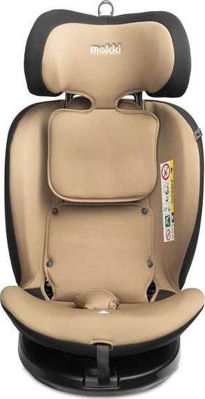 Caretero Automobilinė kėdutė MOKKI I-SIZE, 40-150cm, rusvai gelsvas