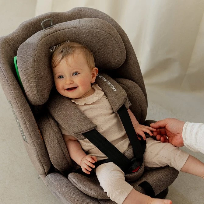 Vaiku Baze Autokėdute Caretero Mundi I-size 0-36 kg., Pilkas