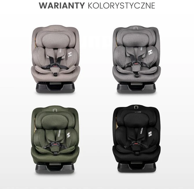 Vaiku Baze Autokėdute Caretero Mundi I-size 0-36 kg., Pilkas