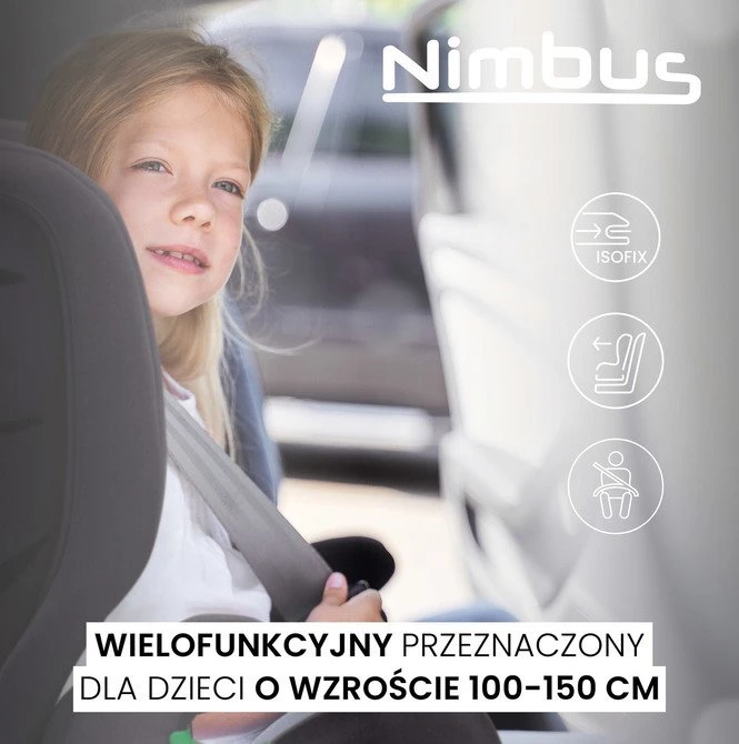Caretero Automobilinė kėdutė NIMBUS I-Size, 100-150cm, Camel