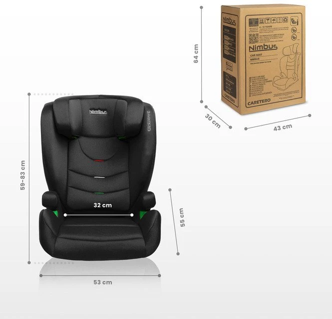 Caretero Automobilinė kėdutė NIMBUS I-Size, 100-150cm, Camel