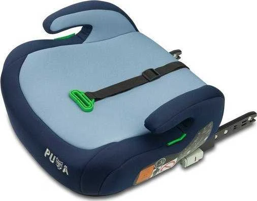Automobilinė kėdutė - paaukštinimas Caretero Puma Isofix-I-Size, 125-150 cm, mėlynos spalvos