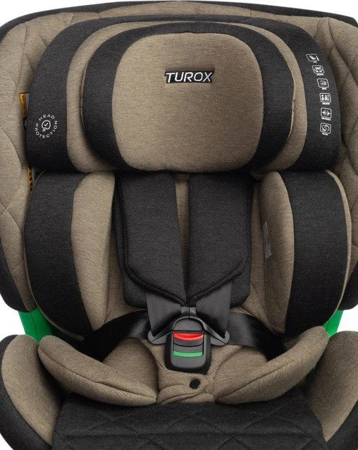 Vaikiška automobilinė kėdutė CARETERO TUROX I-SIZE khaki