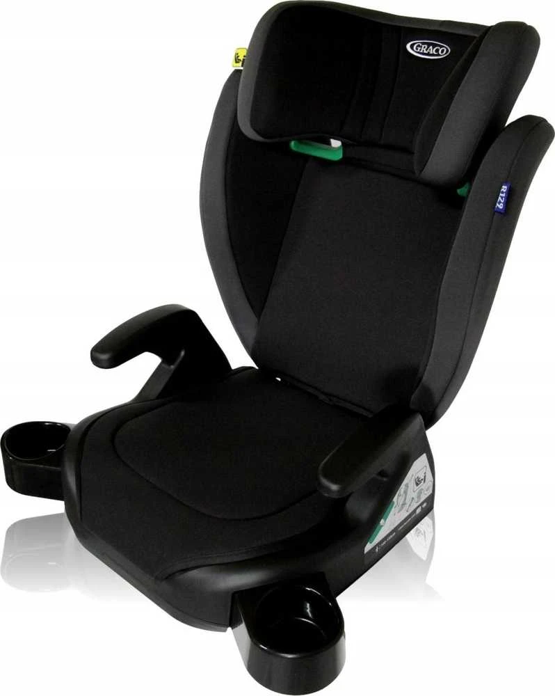 Automobilinė kėdutė Graco Junior Maxi R129, Juodos spalvos