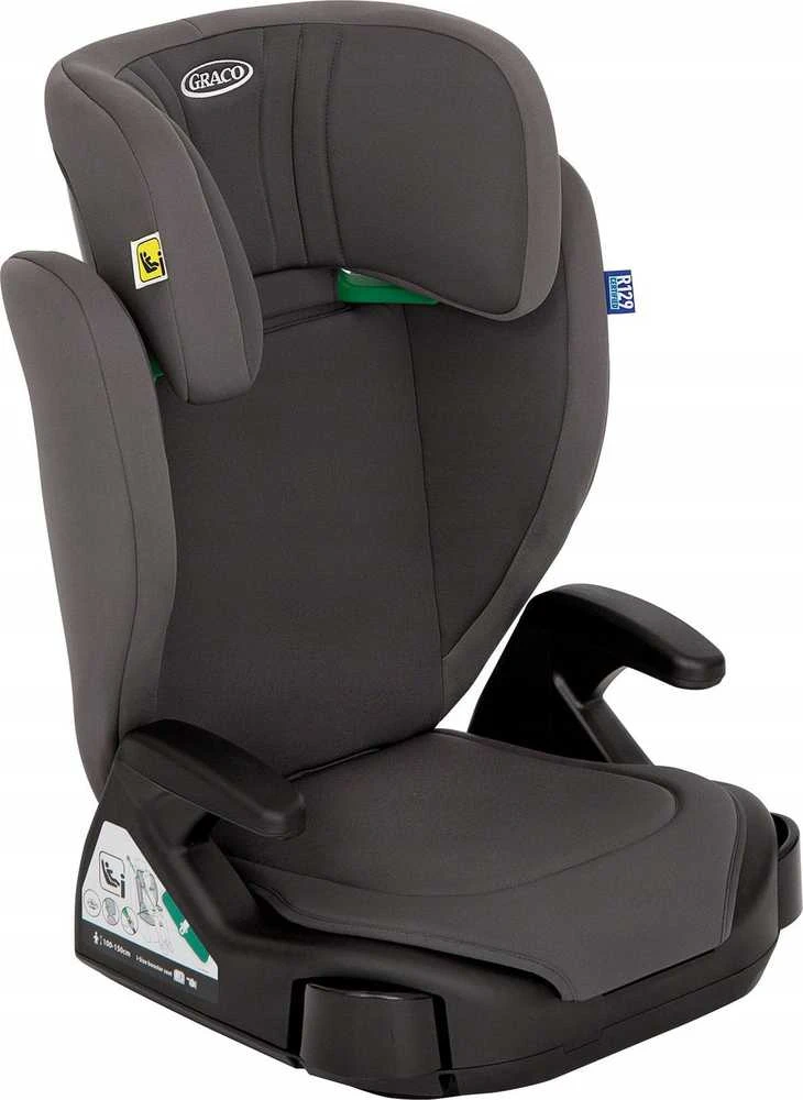 Automobilinė kėdutė Graco Junior Maxi R129, Juodos spalvos