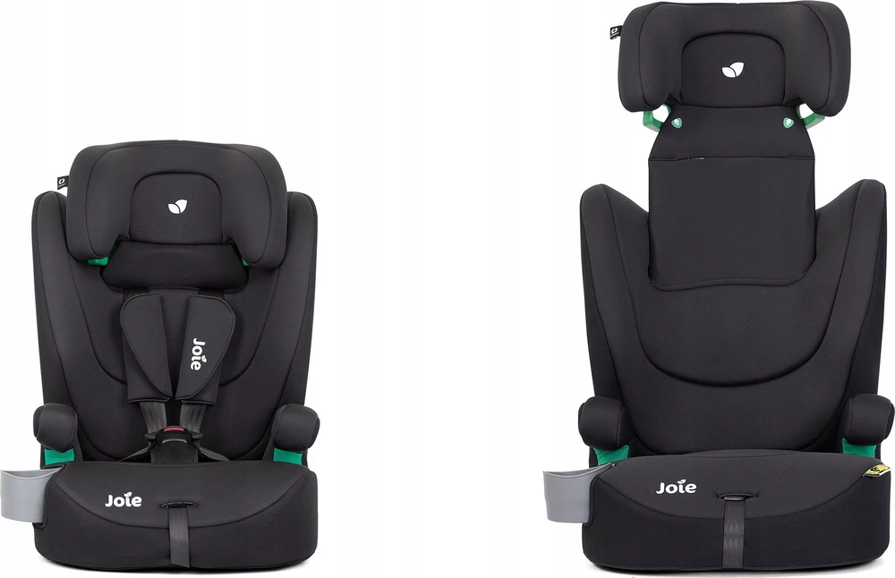 Automobilinė kėdutė Joie Elevate R129, i-Size 76-150 cm, Juoda