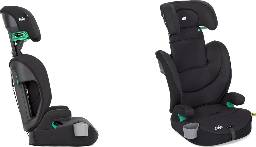 Automobilinė kėdutė Joie Elevate R129, i-Size 76-150 cm, Juoda