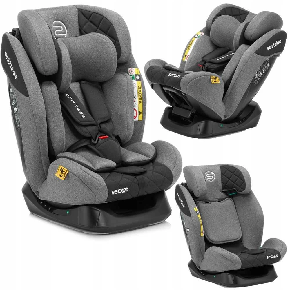 Autokėdutė Sesttino Secure Pro 0-150 cm 0-36 kg