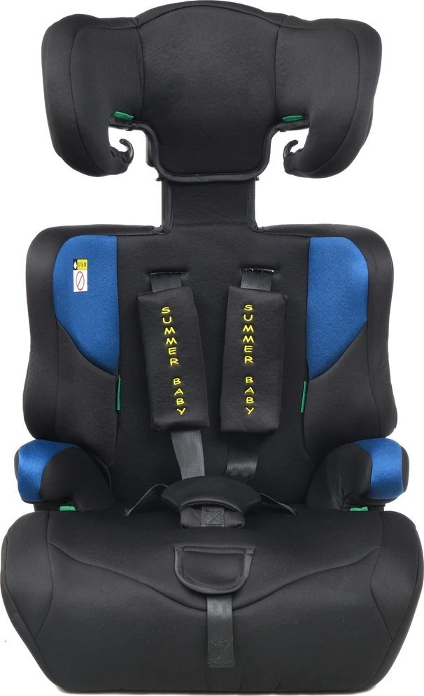 Mėlyna Automobilinė kėdutė Summer Baby Cosmo i-Size, 9-36 kg, juodas/mėlynas