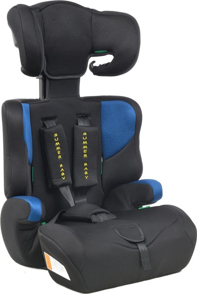 Mėlyna Automobilinė kėdutė Summer Baby Cosmo i-Size, 9-36 kg, juodas/mėlynas
