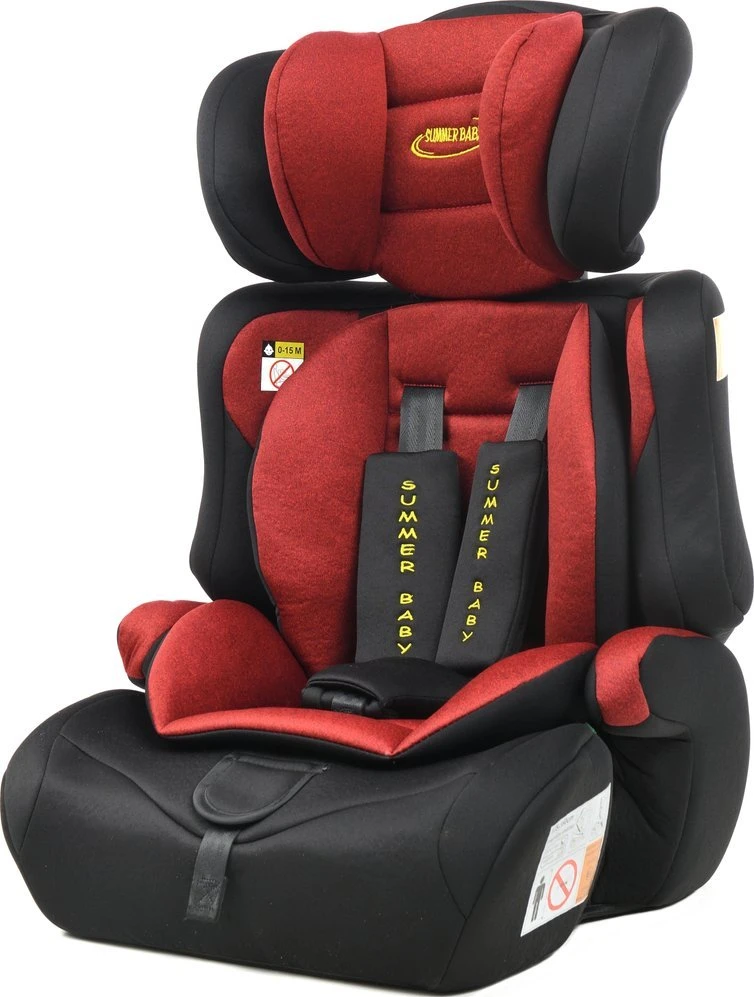 Automobilinė kėdutė Summer Baby Cosmo i-Size, 9-36 kg, juodas/red
