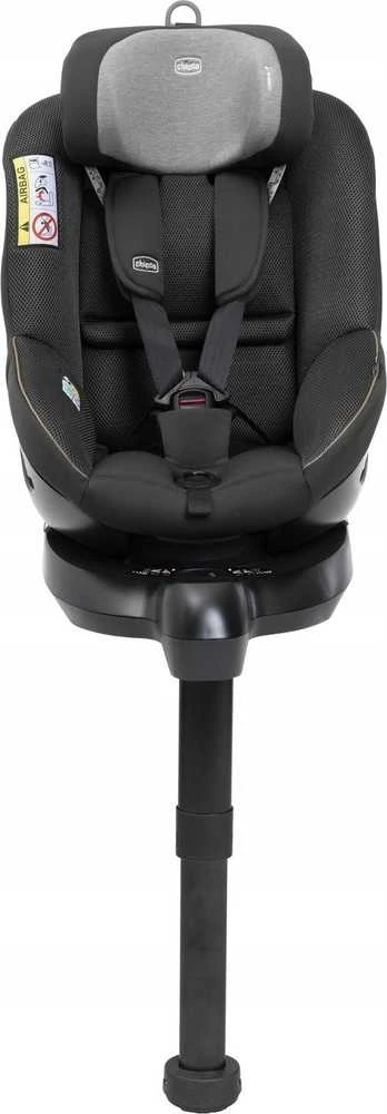 Chicco Seat105 i-Size - sukamasis fotelik automobilinis dla dziecka 40-105cm, ~0-18kg | Posh Juodas