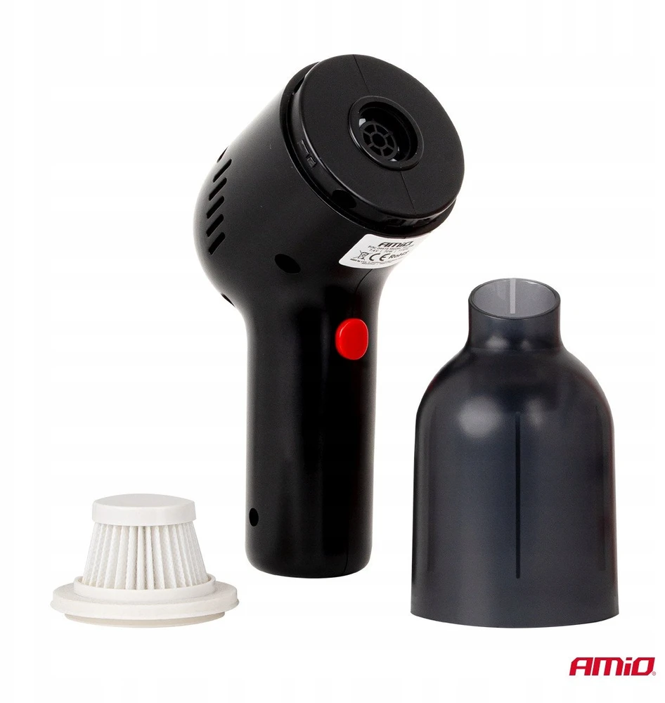 Belaidis automobilinis dulkių siurblys 70 W, 11 kPa, USB-C, su HEPA filtru, VC-08 AMIO-04416