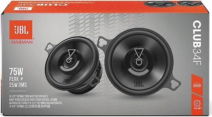 Harman Kardon JBL, CLUB 34F, GEN3 2-juostų koaksialiniai garsiakalbiai 8.75cm