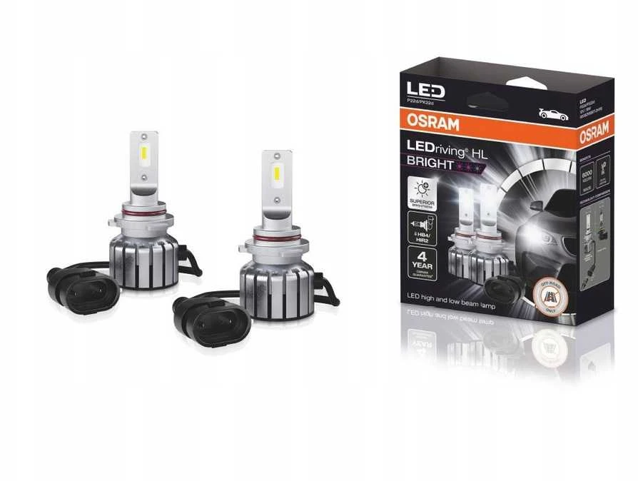 Osram LED lemputė (2 vnt. rinkinys) H10/HB3/HIR1 12V 19W P20D/PY20D, tinkama naudoti ne keliuose, LEDriving HL BRIGHT