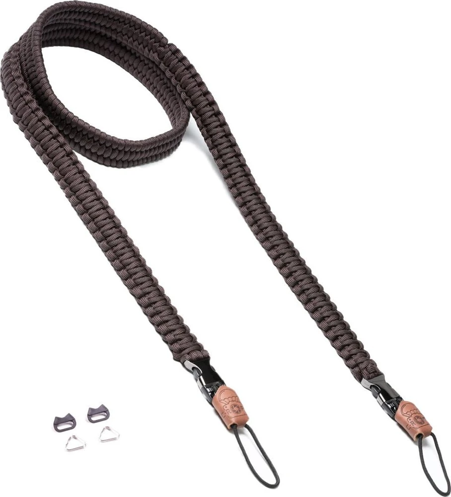 Nezatříděno „AutoTune C-ROPE“ kameragurtas keliautojui iš parakordo, 140 cm, tamsios kavos spalvos, mažmeninė prekyba