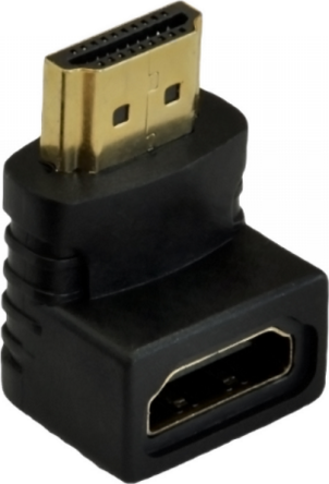 Akyga adapteris AK-AD-01 90° HDMI (m) / HDMI (f) kampas