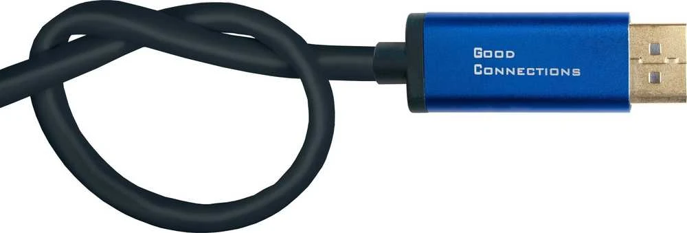 GoodConnections Geros jungtys Geros jungtys Adapterkabel Smartflex USB-C / DisplayPort 4K UHD 60Hz 1m blau