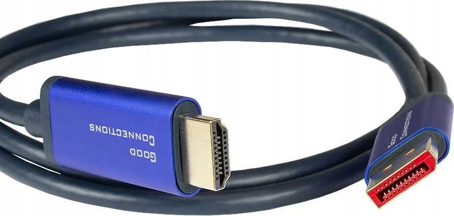 AV adapteris Alcasa Alcasa 4860-SF050B Kabelio adapteris 5m DisplayPort HDMI Mėlynas