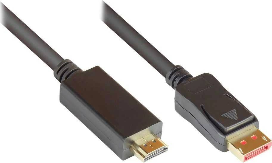 Good Connections AV adapteris Alcasa Alcasa DP14-HDMI Kabelio adapteris 2m DisplayPort juodas