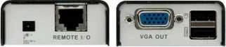 AV adapteris Aten D-Sub (VGA) – D-Sub (VGA) juodas (CE100-A7-G)