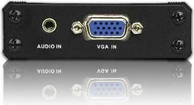 Aten adapterio VGA ir garso jungtys