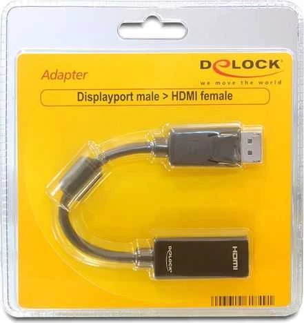 Delock DisplayPort į HDMI adapteris pakuotėje