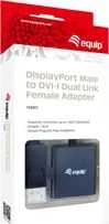AV Equip DisplayPort adapteris – juodas DVI-I (133431)