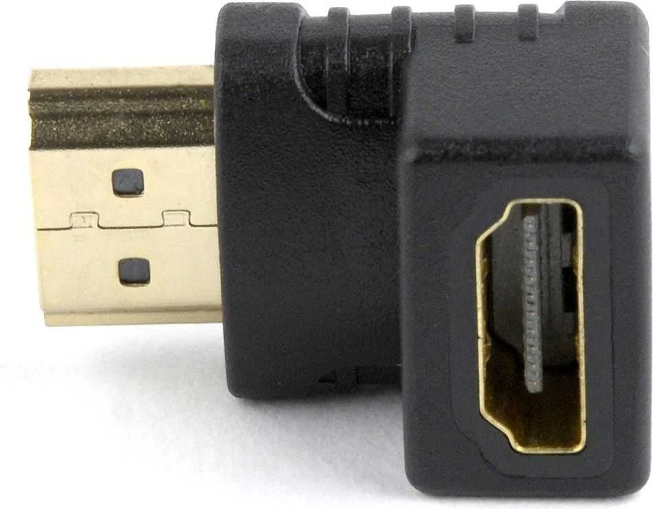 GEMBIRD A-HDMI90-FML Gembird HDMI dešiniojo kampo adapteris, 90 laipsnių kampu žemyn