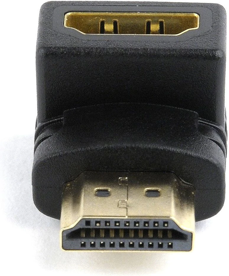 GEMBIRD A-HDMI90-FML Gembird HDMI dešiniojo kampo adapteris, 90 laipsnių kampu žemyn