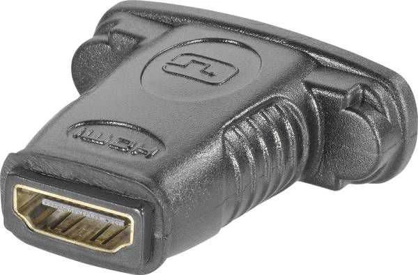 Goobay | HDMI/DVI-I adapteris, auksininis | 68690 | Juodas | HDMI lizdas (A tipas) | DVI-I moteriškas dvigubas ryšys (24 + 5 kontaktai)