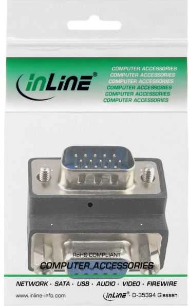 Coferro Cables Adapteris AV InLine D-Sub (VGA) - D-Sub (VGA) juoda (37248I)